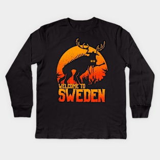 Welcome to Sweden Kids Long Sleeve T-Shirt